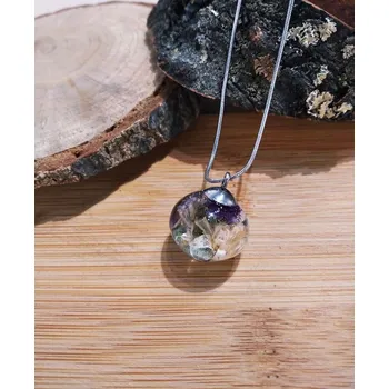 Náhrdelník VitaliaArt | Náhrdelník z pravých květů malý Šater, glixie - Vitalia Art 0001591