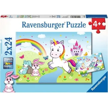 Puzzle RAVENSBURGER Puzzle Pohádkový jednorožec 2x24 dílků 132642