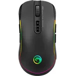 Herní myš Marvo G942, 10000DPI, optika, 10tl., drátová USB, černá, RGB podsvícení