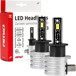 LED žárovky H3 1800 LM 2ks 12V