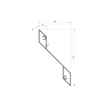 Stavební profil Plotový profil "Zetko"