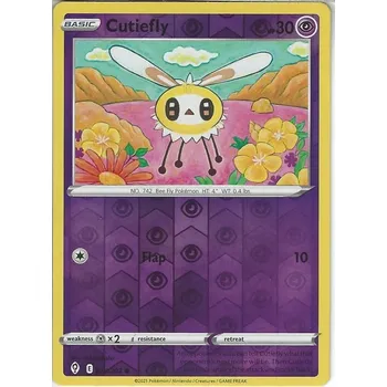 Společenská hra Pokémon karta Cutiefly 078/203 Reverse Holo - Evolving Skies