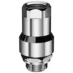 SCHELL jednoduché zabezpečení armatury se zpětnou klapkou a přivzdušněním 3/4 chrom S286180699