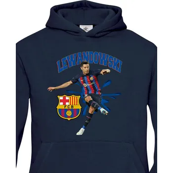 Chlapecká mikina Dětská mikina Robert Lewandowski, Barva Modrá, Velikost 158-164, Canvas Dětská mikina Bezvatriko.cz 2041
