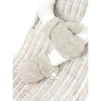 Rukavice Rukavice z ovčí vlny XS-L světle šedé, Barevné varianty Šedá, Velikosti S 200-100-00002