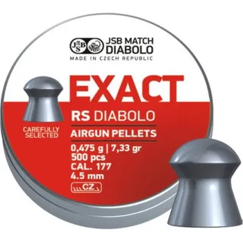 Diabolka Diabolo JSB Exact RS, ráže 4,52 mm (.177), 500 ks
