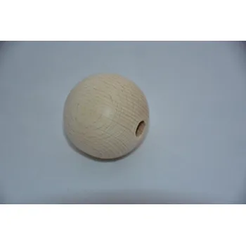 Dětské navlékací korálky Korále dřevěné 35mm, průvlek 8mm