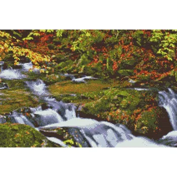 Diamantové malování Diamantové malování - Hylatský potok Velikost: 40x60cm, Rámování: Pouze srolované plátno, Diamanty: Kulaté