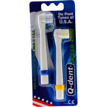 Masážní přístroj Hlavice Q-Dent Hlavice pro zubní kartáček Q-Dent Speed 4500 2 ks.