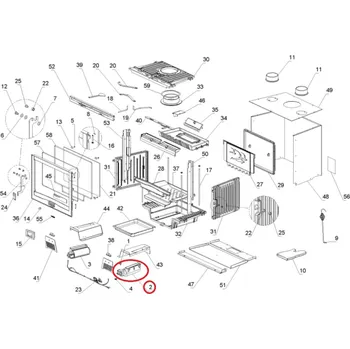 Krbová kamna La Nordica - náhradní Pravý ventilátor pro Inserto 70, Inserto 100 crystal