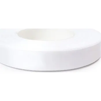 Stuha Saténová stuha bílá 12mm (Saténová stuha bílá 12mm)