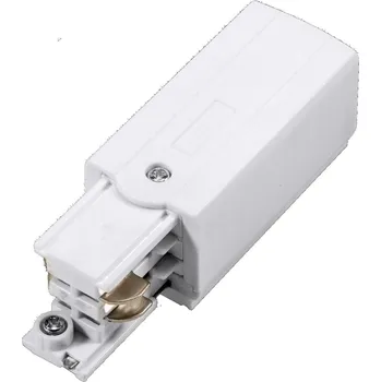 Bodové svítidlo CENTURY 3-fázový koncový napájecí díl bílý pravý