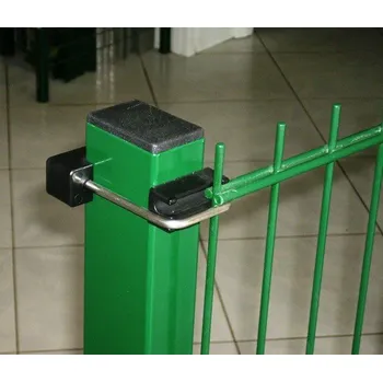 Plotový sloupek Plotový sloupek BRAVO 40/60/2000 mm bez děr poplastovaný v barvě zelené RAL 6005