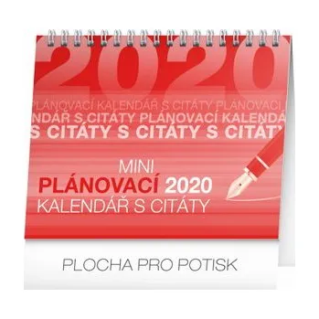Kalendář PRESCO GROUP Stolní kalendář Plánovací s citáty 2020