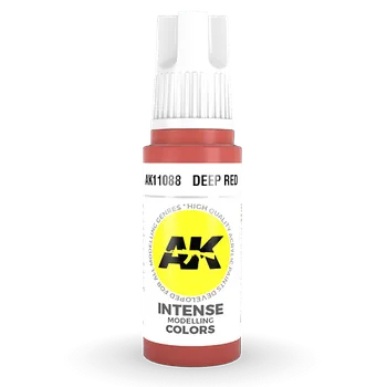 Modelářská barva AK Interactive: General Series - Deep Red (intense) 17ml