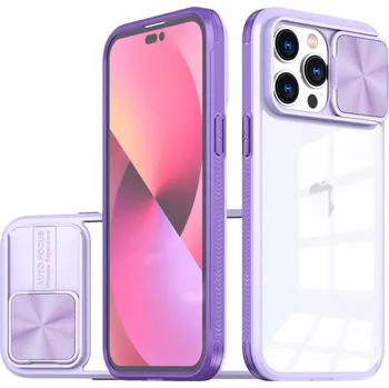 Pouzdro na mobilní telefon Kryt Samsung Galaxy S23 MX Camslider fialový