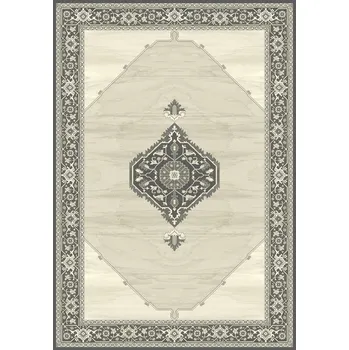 Koberec Agnella klasický vlněný koberec Isfahan Uriasz Len béžový Rozměr: 100x180 cm