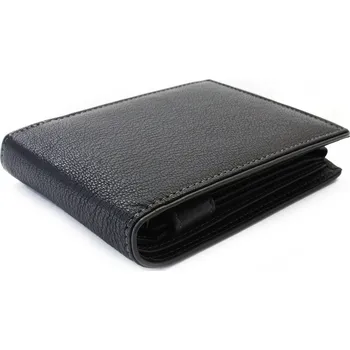 Arwel Pánská kožená peněženka - česká výroba; černo-antracitová