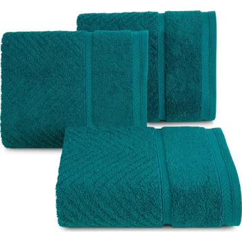 BAVLNĚNÝ RUČNÍK KALIA7 70X140 CM TMAVĚTYRKYSOVÁ