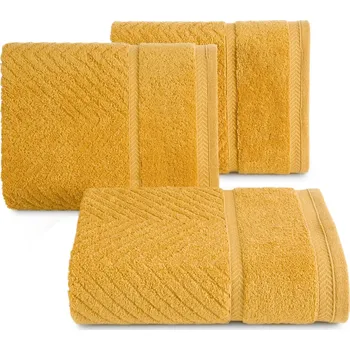 BAVLNĚNÝ RUČNÍK KALIA9 70X140 CM HOŘČICOVÁ