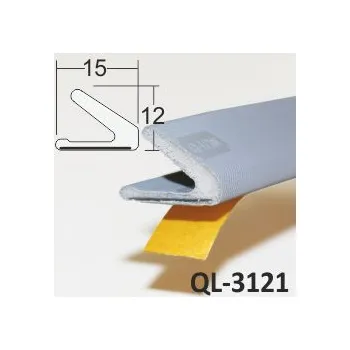 Lepicí páska Q-LON 3121 samolepicí interiérový profil (25 m / černá / 25m)