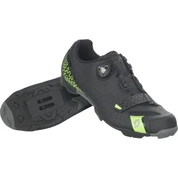 Pánské cyklistické tretry Scott Shoe Mtb Comp Boa matt black/neon green 44 14703