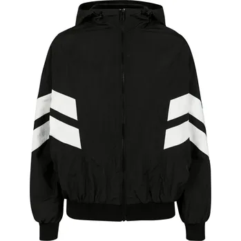 Dámská bunda Crinkle Batwing blk/wht Urban Classics černá 2543916