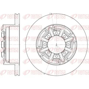 Brzdový kotouč Brzdový kotouč REMSA 6420.00