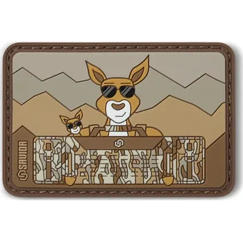 Nášivka Savior Equipment® Patch Kangaroo Dad Savior®, Barva: Tan