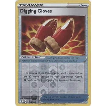 Společenská hra Pokémon karta Digging Gloves 145/203 Reverse Holo