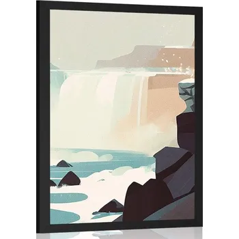 Plakát Dovido Plakát moderní provedení vodopádu