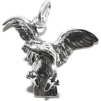 Přívěsek Stříbrný přívěsek 3D orel - P604 (Stříbrný přívěsek orel)