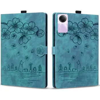 Pouzdro na mobilní telefon Speciální Obal Na Xiaomi Redmi Pad Se Barva: Modrá - Kočka