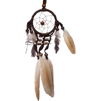 Lapač snů Lapač snů Native American 6 cm hnědá