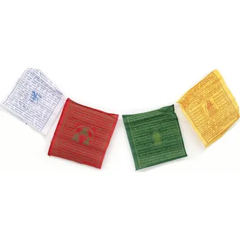 Vlajka Tibetské modlitební vlaječky Lungta v3.4 27 x 33 cm 10 ks