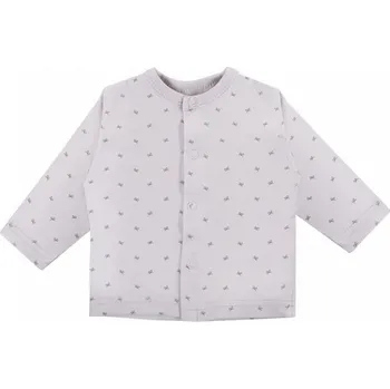 Kabátek kojenecký bavlna - MAŠLIČKY na šedém - vel.56