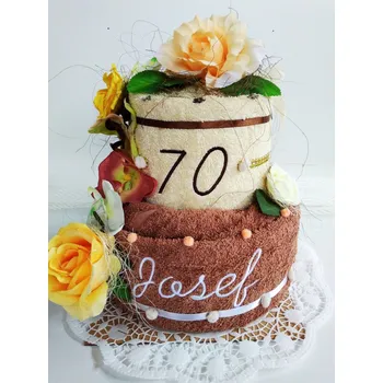 Veratex Textilní dort se jménem dvoupatrový 9