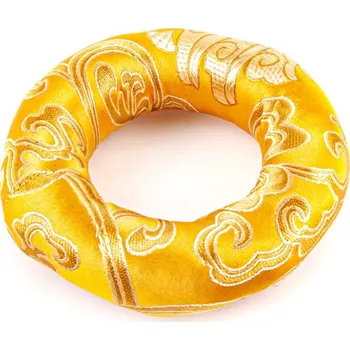 Bicí nástroj Podložka pod tibetskou mísu Orient Circle 10 cm žlutá