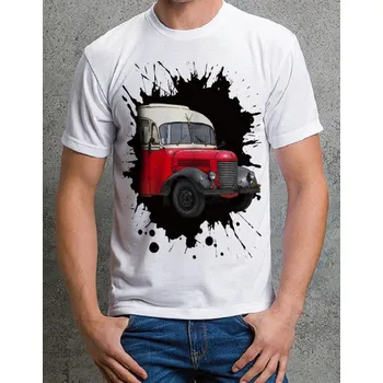 Pánské tričko tričko Praga RND II. 152 (tričko s autobusem )