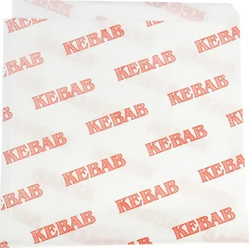 Jednorázové nádobí Papírová kapsa na kebab 200ks