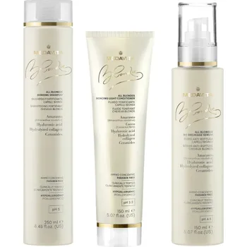Kosmetická sada MedaVita Blondie All Blondes šampón 250 ml + kondicionér 150 ml + sérum na vlasy 150 ml kosmetická sada