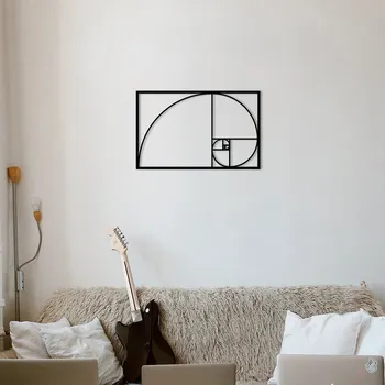 Bytová dekorace ASIR Nástěnná dekorace kov SPIRÁLA 53 x 34 cm