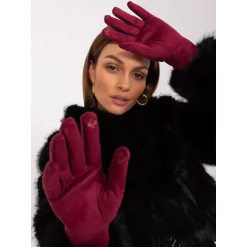 Rukavice Dámské hmatové rukavice TOUCH vínové