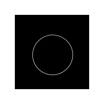 Lapač snů Kovový kruh na lapač snů Ø 15 cm - bílá