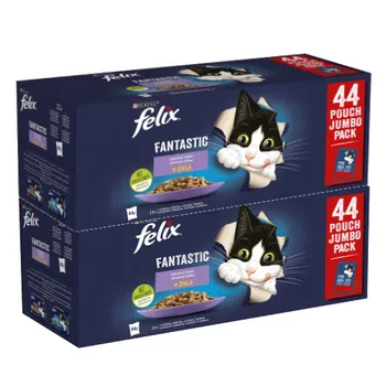 Purina Felix Fantastic Adult kapsi ka hov zi ku eci tu ak losos 88x 85 g od 798 K Zbozi.cz