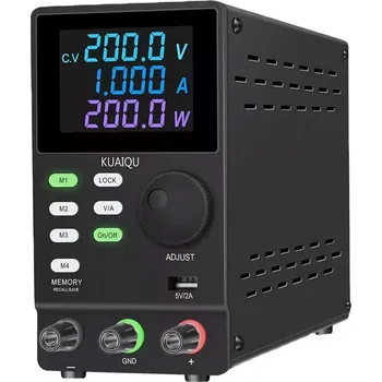 spínaný zdroj Laboratorní zdroj KUAIQU SPPS2001D 0-200V/0-1A, programovatelný