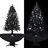 vidaXL 289931 Sněžící vánoční stromek s deštníkovým stojanem černý, 190 cm