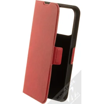 Pouzdro na mobilní telefon 1Mcz Mono Book flipové pouzdro pro Apple iPhone 15 Pro červená (red)