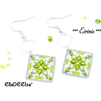 Korálek Náušnice Eirinis č. 1288 - stavebnice