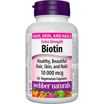 Webber Naturals Biotin 10 000 mcg 45 cps